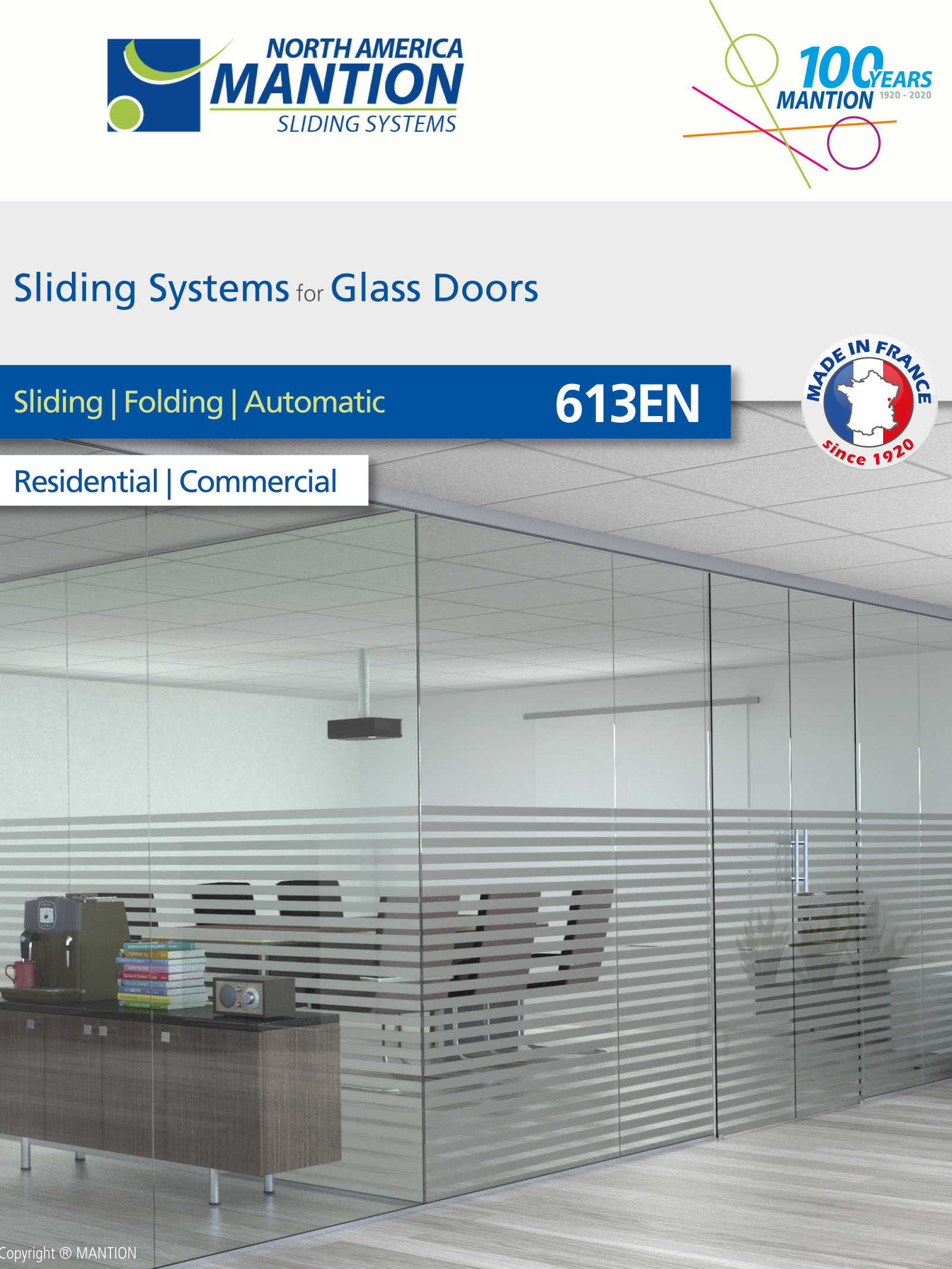 Catalog 613EN – Sliding Systems for glass doors